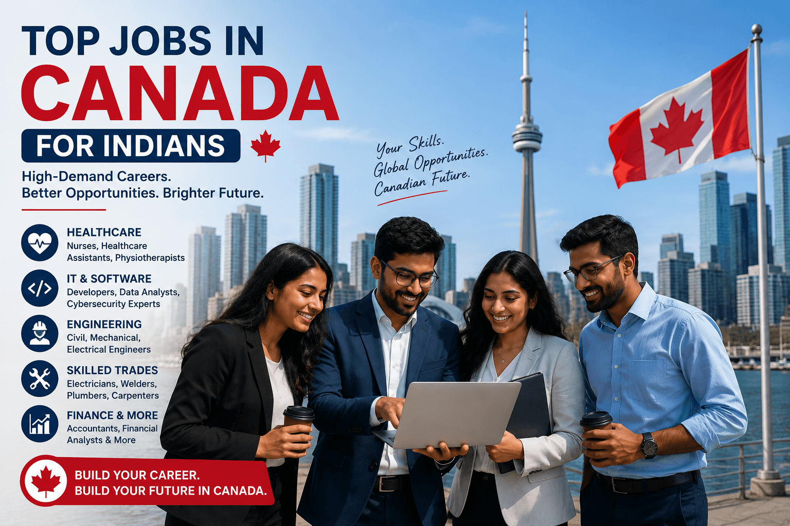 Top Jobs in Canada for Indians: High-Demand Careers, Salaries, and Opportunities